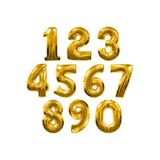 Happyland 24 Rakamı 40 Inç 100 cm Gold Folyo Balon