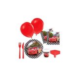 Happyland 8 Kişilik Arabalar Parti Seti Şimşek Mcqueen Doğum Günü Seti