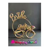 Happyland Bride To Be Bride Yazılı Gözlük Taç Seti Plastik Gold