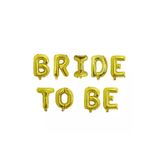 Happyland Bride To Be Folyo Balon Set Bekarlığa Veda Balon Seti 16"inç 40 Cm Gold