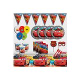 Happyland Cars Şimşek Mcqueen Arabalar 8 Kişilik Doğum Günü Parti Malzemeleri Seti
