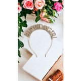 Happyland Gümüş Renk Lüks Kristal Taşlı Birthday Girl Parti Taç 17*16 cm Doğum Günü Partisi Tacı