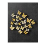Happyland Pasta Üzeri Süs Gold Kelebek Süsler Pasta Süslemesi Pasta Yapımı Dekor Süsü 21'li
