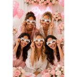Happyland Rose Gold Team Bride Yazılı Kağıt Gözlük, Bride Konsepti Gözlük, Bekarlığa Veda Partisi Gözlüğü, Düğün Kına Nişan Gelin ve Nedime Takımı Aksesuarı 9 Adet