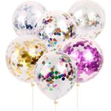 Happyland Şeker Pembe-Fuşya-Beyaz Metalik Parti Balonu 30 Adet