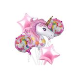 Happyland Unicorn Folyo Balon Seti Pembe 5 Li Set