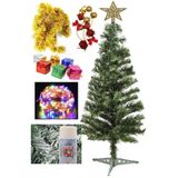 Happyland Yılbaşı Çam Ağaç Seti Ve Yılbaşı Süsleri Paketi Spreyli 90 Cm + Tepe Yıldızı