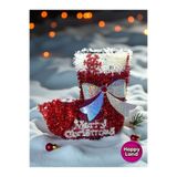Happyland Yılbaşı Süsü Noel Baba Çizmesi Noel Çorabı Dekor Süs Kova 20 CM HPY-2