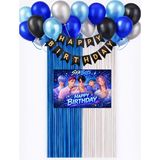 Happyloop Party Saja Boys K-Pop Demon Hunters Doğum Günü Perde Parti Malzemeleri Süsleri 50X70 cm
