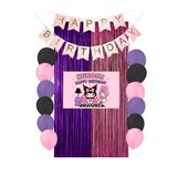HAPPYLOOPPARTY Kuromi Doğum Günü Parti Malzemeleri Süsleri Mixxi Set
