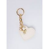 Happyme Ekru Çanta Aksesuar Kalpli Charm Hm 57