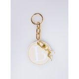 Happyme Ekru Çanta Aksesuar Yuvarlak Harfli Charm Hm 02 B