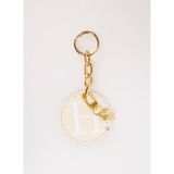 Happyme Ekru Çanta Aksesuar Yuvarlak Harfli Charm Hm 09 H