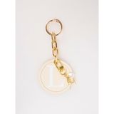 Happyme Ekru Çanta Aksesuar Yuvarlak Harfli Charm Hm 14 L
