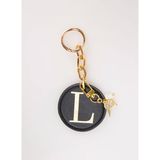 Happyme Siyah Çanta Aksesuar Yuvarlak Harfli Charm Hm 42 L