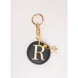 Happyme Siyah Çanta Aksesuar Yuvarlak Harfli Charm Hm 48 R