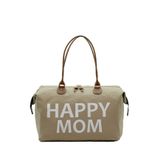 Happymom Bej Bebek Bakım Çantası