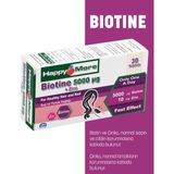 HappyMore Biotin ve Çinko içeren 30 Tablet Takviye Edici Gıda 8684824310037