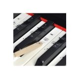 happypotam Piyano Org Klavye Tuşları Için Siyah Nota Sticker Etiketi Aksesuarı 37-49-54-61-88 Tuşlara Uygun