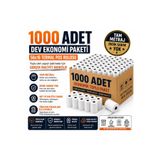 happysezon 56x16 Pos Rulosu 1000 Adet - Birinci Kalite Termal Kağıt- Tam Metraj-Yazarkasa & Pos Uyumlu