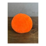 happyteks peluş top yastık kırlent turuncu