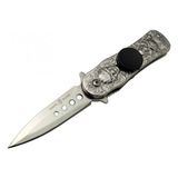 Haps Bugs Cravus Stres Çark Çakı Krom M8 15,5 cm - Gri
