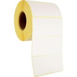 Hapshoe 1000'li 80x40 Termal Beyaz Barkod Etiket Rulo