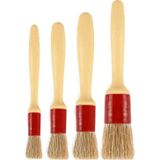 Hapshoe 4’lü No: 6-8-10-12 Ayakkabı Yapıştırıcı Sürme Fırça Seti