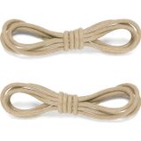 Hapshoe 60 cm Krem Mumlu Klasik Ayakkabı Bağcığı