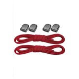 Hapshoe Akıllı Kilitli Ayarlanabilir 1 Çift Kırmızı 6 mm Lastik Pratik Bağcık