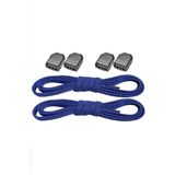 Hapshoe Akıllı Kilitli Ayarlanabilir 1 Çift Saks Mavisi 6 mm Lastik Pratik Bağcık