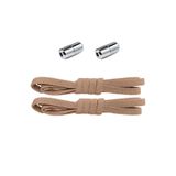 hapshoe Ayarlanabilir 1 Çift Vizon Vidalı Kapsül Uçlu 6 MM Lastik Pratik Bağcık
