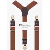 Hapshoe Ayarlanabilir Klipsli Taba Çocuk Kemer Pantolon Askısı