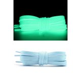 Hapshoe Fosforlu Neon Mavi 1 cm Kalınlığında 1 Çift Yassı Spor Ayakkabı Bağcığı