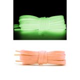 Hapshoe Fosforlu Neon Turuncu 1 cm Kalınlığında 1 Çift Yassı Spor Ayakkabı Bağcığı