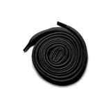hapshoe Siyah 1 cm Kalınlığında 1 Çift Yassı Spor Ayakkabı Bağcığı