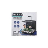 Haqos Nubios Nano Easy Akvaryum 4.5 Lt Siyah Modern Tasarım ve Kolay Kurulum ile Şık Hacim