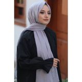 HAR-UM Ticaret Tessetür Kadın Bambu Kraş Şal Gri