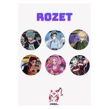 Hara Company Alien Stage Rozet Seti 6'lı v2