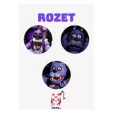 Hara Company Five Nights at Freddy's Oyunu Bonnie The Bunny Oyun Rozet Seti 3’lü