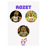 Hara Company Five Nights at Freddy's Oyunu Chica The Chicken Oyun Rozet Seti 3’lü