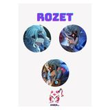 Hara Company Genshin Impact Oyunu Dottore Oyun Rozet Seti 3’lü