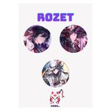Hara Company Honkai Star Rail Oyunu Ashveil Oyun Rozet Seti 3’lü