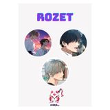Hara Company Lost ın the cloud Webtoonu Cirrus BAEK ve Skylar YEON Webtoon Rozet Seti 3’lü
