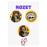 Hara Company Monster High Cleo de Nile Rozet Seti 3’lü