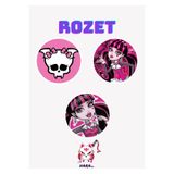 Hara Company Monster High Draculaura Rozet Seti 3’lü