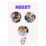 Hara Company Stray Kids Kpop Grubu Han ve Lee Know Rozet Seti
