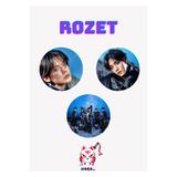 Hara Company TXT Kpop Star Chapter Together Albüm Rozet 3’lü Rozet v2