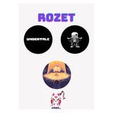 Hara Company Undertale Oyunu Rozet Seti 3’lü v2