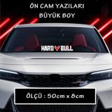 Hard On Cam Yazisi - Araba Motosikler Atv Kamyon Kamyonet Cam Uyumlu Sticker Etiket